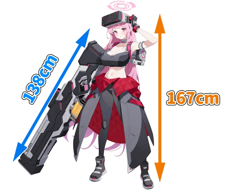 武器全長計測