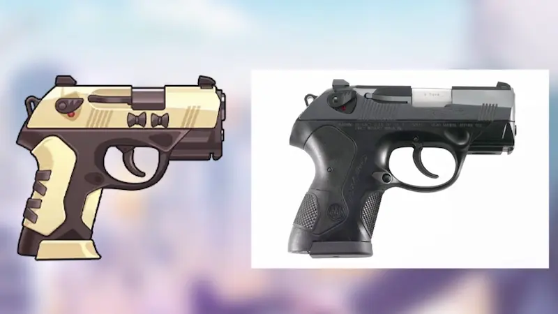 レナの銃との比較2